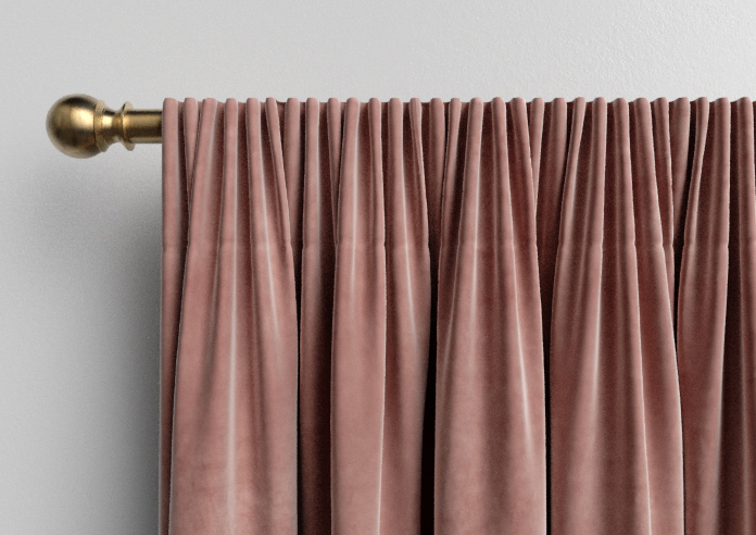 Premier Velvet (Thermal Blackout), Dusky Rose - Made to Measure Curtains - Image 9